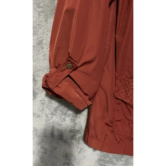 Zenergy Chicos Rain Jacket Windbreaker Lightweight Size 0 Small  Zip Front - Picture 3 of 9